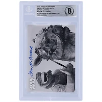 Tom St. Amand Star Wars Autographed 2019 Topps The Empire Strikes Back Black & White #1 BGS Authenticated Card