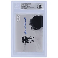 Tom St. Amand Star Wars Autographed 2019 Topps The Empire Strikes Back Black & White #17 BGS Authenticated Card
