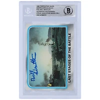 Bill Westley Star Wars Autographed 1980 Topps The Empire Strikes Back #161 BGS Authenticated Card