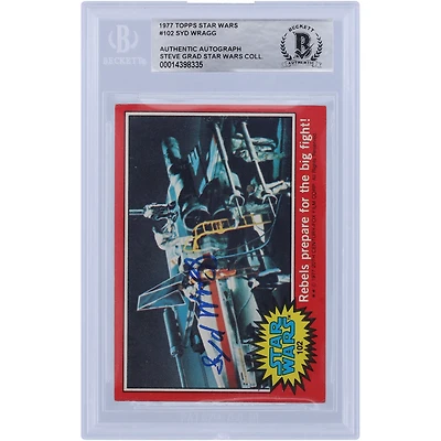 Syd Wragg Autographed 1977 Topps Star Wars #102 BGS Authenticated Card
