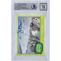 Jim Bloom Star Wars Autographed 2015 Topps Journey To The Force Awakens Slime Green #47 BGS Authenticated 10 Card