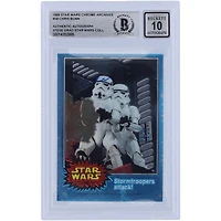 Chris Bunn Star Wars Autographed 1999 Topps Chrome Archives #18 BGS Authenticated 10 Card