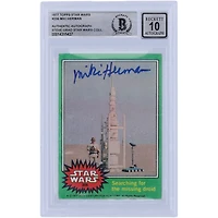 Miki Herman Autographed 1977 Topps Star Wars #206 BGS Authenticated 10 Card
