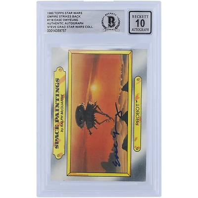 Ease Owyeung Star Wars Autographed 1980 Topps The Empire Strikes Back #118 BGS Authenticated 10 Card