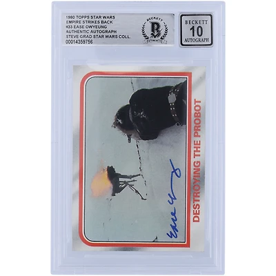 Ease Owyeung Star Wars Autographed Ease Owyeung Star Wars Autographed 1980 Topps Empire Strikes Back #33 BGS Authenticated 10 Card