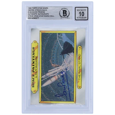 David Prowse Star Wars Autographed 1980 Topps The Empire Strikes Back Darth Vader #128 BGS Authenticated 10 Card