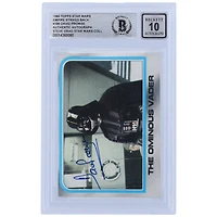 David Prowse Star Wars Autographed 1980 Topps The Empire Strikes Back Darth Vader #186 BGS Authenticated 10 Card