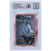 David Prowse Star Wars Autographed 1980 Topps The Empire Strikes Back Darth Vader #114 BGS Authenticated 10 Card