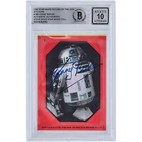 Kenny Baker Star Wars Autographed 1983 Topps Return of the Jedi Sticker #18B BGS Authenticated 10 Card