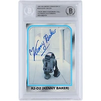 Kenny Baker Star Wars Autographed 1980 Topps The Empire Strikes Back #229 BGS Authenticated Card