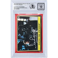 David Prowse Star Wars Autographed 1983 Topps Return of the Jedi Darth Vader #116 BGS Authenticated 10 Card