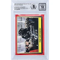 David Prowse Star Wars Autographed 1983 Topps Return of the Jedi Darth Vader #56 BGS Authenticated 10 Card