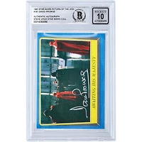 David Prowse Star Wars Autographed 1983 Topps Return of the Jedi Darth Vader #181 BGS Authenticated 10 Card