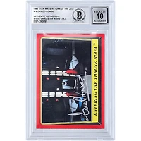 David Prowse Star Wars Autographed 1983 Topps Return of the Jedi Darth Vader #76 BGS Authenticated 10 Card