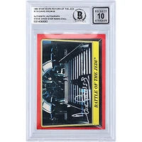 David Prowse Star Wars Autographed 1983 Topps Return of the Jedi Darth Vader Red #119 BGS Authenticated 10 Card
