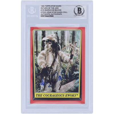 Marghi McMahon Star Wars Autographed 1983 Topps Return of the Jedi #103 BGS Authenticated Card