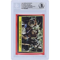 Marghi McMahon Star Wars Autographed 1983 Topps Return of the Jedi #102 BGS Authenticated Card