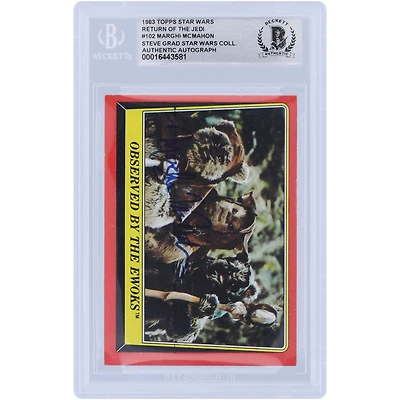 Marghi McMahon Star Wars Autographed 1983 Topps Return of the Jedi #102 BGS Authenticated Card