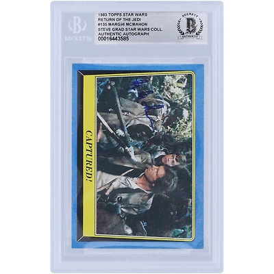 Marghi McMahon Star Wars Autographed 1983 Topps Return of the Jedi #135 BGS Authenticated Card
