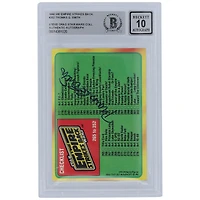Thomas G. Smith Star Wars Autographed 1980 Topps The Empire Strikes Back #352 BGS Authenticated 10 Card