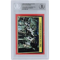 Ted Grossman Star Wars Autographed 1983 Topps Return of the Jedi #114 BGS Authenticated Card