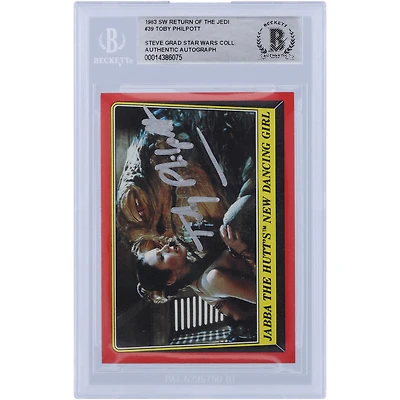 Toby Philpott Star Wars Autographed 1983 Topps Return of the Jedi #39 BGS Authenticated Card