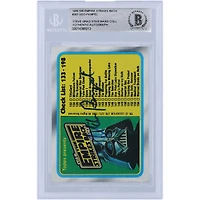Udo Pampel Star Wars Autographed 1980 Topps The Empire Strikes Back #263 BGS Authenticated Card