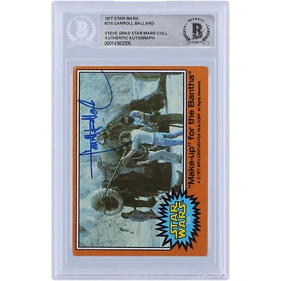 Carroll Ballard Star Wars Autographed 1977 Topps Star Wars Series 1 #318 BGS Authenticated Card
