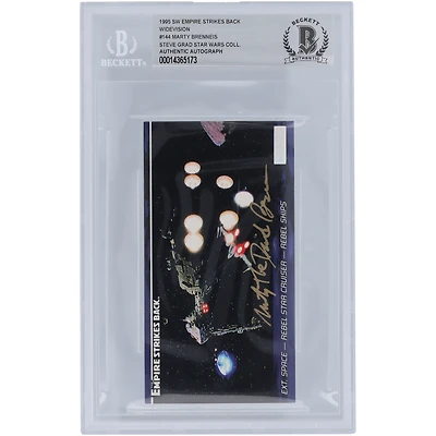 Marty Brenneis Star Wars Autographed 1995 Topps The Empire Strikes Back Widevision #144 BGS Authenticated Card