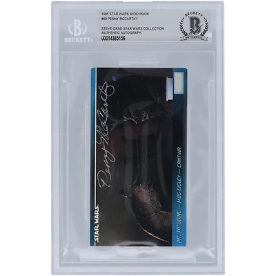 Penny McCarthy Star Wars Autographed 1995 Topps Wide Vision #40 BGS Authenticated Card