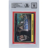 Don MacDougall Star Wars Autographed 2016 Topps Rogue One #56 BGS Authenticated 10 Card with "Sound Mixer" Inscription
