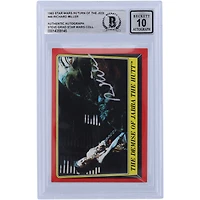 Richard Miller Star Wars Autographed 1983 Topps Return of the Jedi #46 BGS Authenticated 10 Card