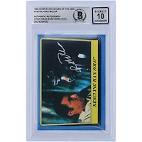 Richard Miller Star Wars Autographed 1983 Topps Return of the Jedi #199 BGS Authenticated 10 Card
