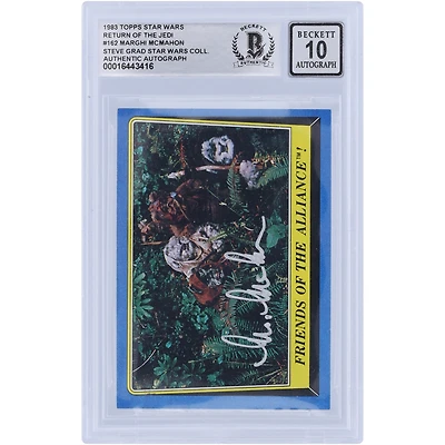 Marghi McMahon Star Wars Autographed 1983 Topps Return of the Jedi #162 BGS Authenticated 10 Card