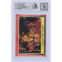 Marghi McMahon Star Wars Autographed 1983 Topps Return of the Jedi #92 BGS Authenticated 10 Card