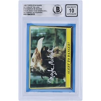 Marghi McMahon Star Wars Autographed 1983 Topps Return of the Jedi #168 BGS Authenticated 10 Card