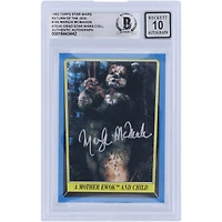 Marghi McMahon Star Wars Autographed 1983 Topps Return of the Jedi #182 BGS Authenticated 10 Card