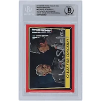 Leslie Schofield Star Wars Autographed 2016 Topps Rogue One #61 BGS Authenticated Card