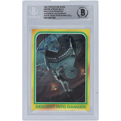 Colin Skeaping Star Wars Autographed 1980 Topps The Empire Strikes Back #300 BGS Authenticated Card with "Luke's Stunt Double" Inscription