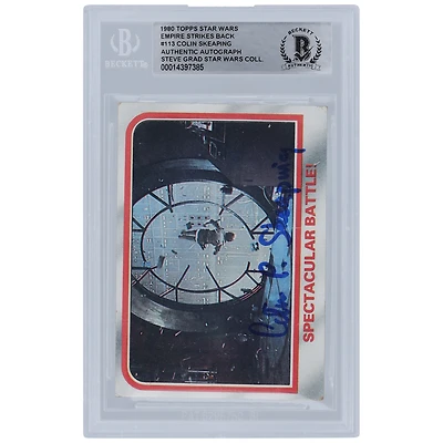 Colin Skeaping Star Wars Autographed 1980 Topps The Empire Strikes Back #113 BGS Authenticated Authentic Card