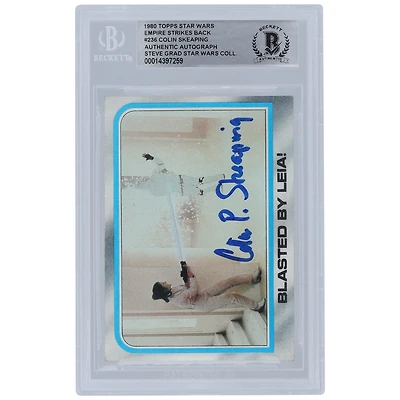 Colin Skeaping Star Wars Autographed 1980 Topps The Empire Strikes Back #236 BGS Authenticated Card