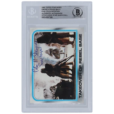 Colin Skeaping Star Wars Autographed 1980 Topps The Empire Strikes Back #166 BGS Authenticated Card with "Stormtrooper" Inscription