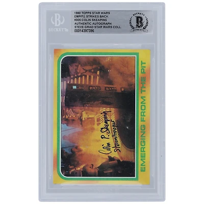 Colin Skeaping Star Wars Autographed 1980 Topps The Empire Strikes Back #305 BGS Authenticated Card with "Stormtrooper" Inscription