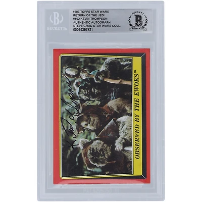 Kevin Thompson Star Wars Autographed 1983 Topps Return of the Jedi #102 BGS Authenticated Card