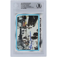 Alan Tomkins Star Wars Autographed 1980 Topps The Empire Strikes Back #144 BGS Authenticated Authentic Card