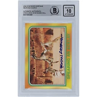 Ryan Church Star Wars Autographed 2004 Topps Heritage #99 BGS Authenticated 10 Card