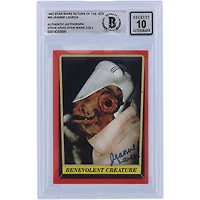 Jeanne Lauren Star Wars Autographed 1983 Topps Return of the Jedi #66 BGS Authenticated 10 Card