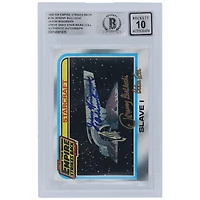 Jeremy Bulloch and Jason Wingreen Star Wars Autographed 1980 Topps The Empire Strikes Back #138 BGS Authenticated 10 Auto Grade Card with "Boba Fett & Boba's Voice" Inscription