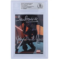 David Prowse and James Earl Jones Star Wars Autographed 1993-95 Topps Star Wars Galaxy #258 BGS Authenticated Authentic Card