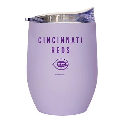Cincinnati Reds 16oz. Lavender Soft Touch Curved Tumbler